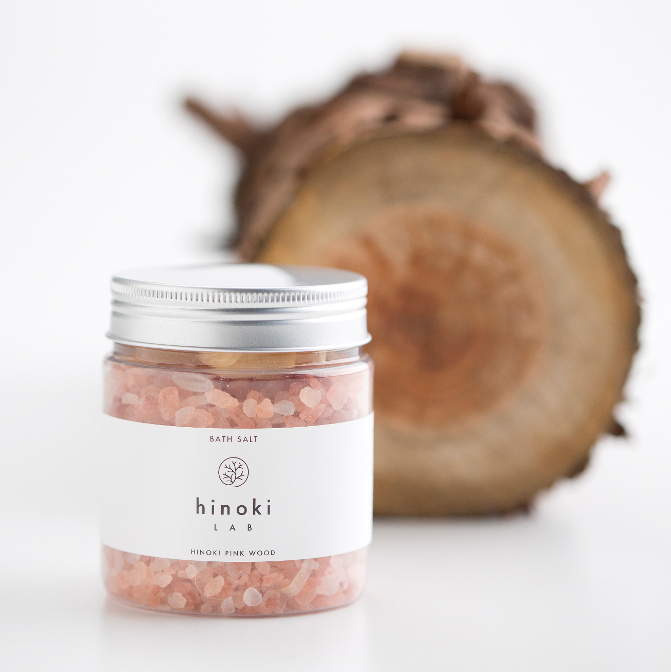 hinoki LAB Bath Salt Pink Wood 300g - hinoki LAB